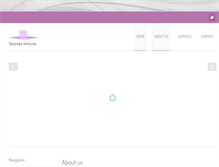 Tablet Screenshot of destrezaventures.com